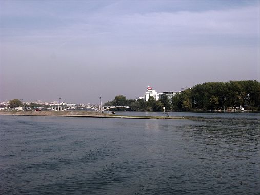 La Saone Les berges vues de l'intérieur.